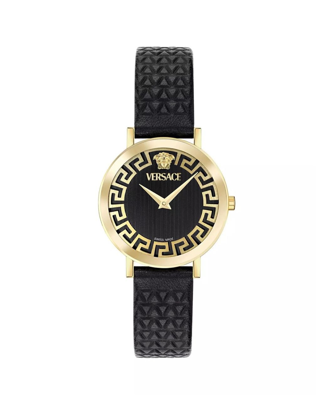 Versace Metallic Daedalus 35Mm Quartz Watch Bijoux