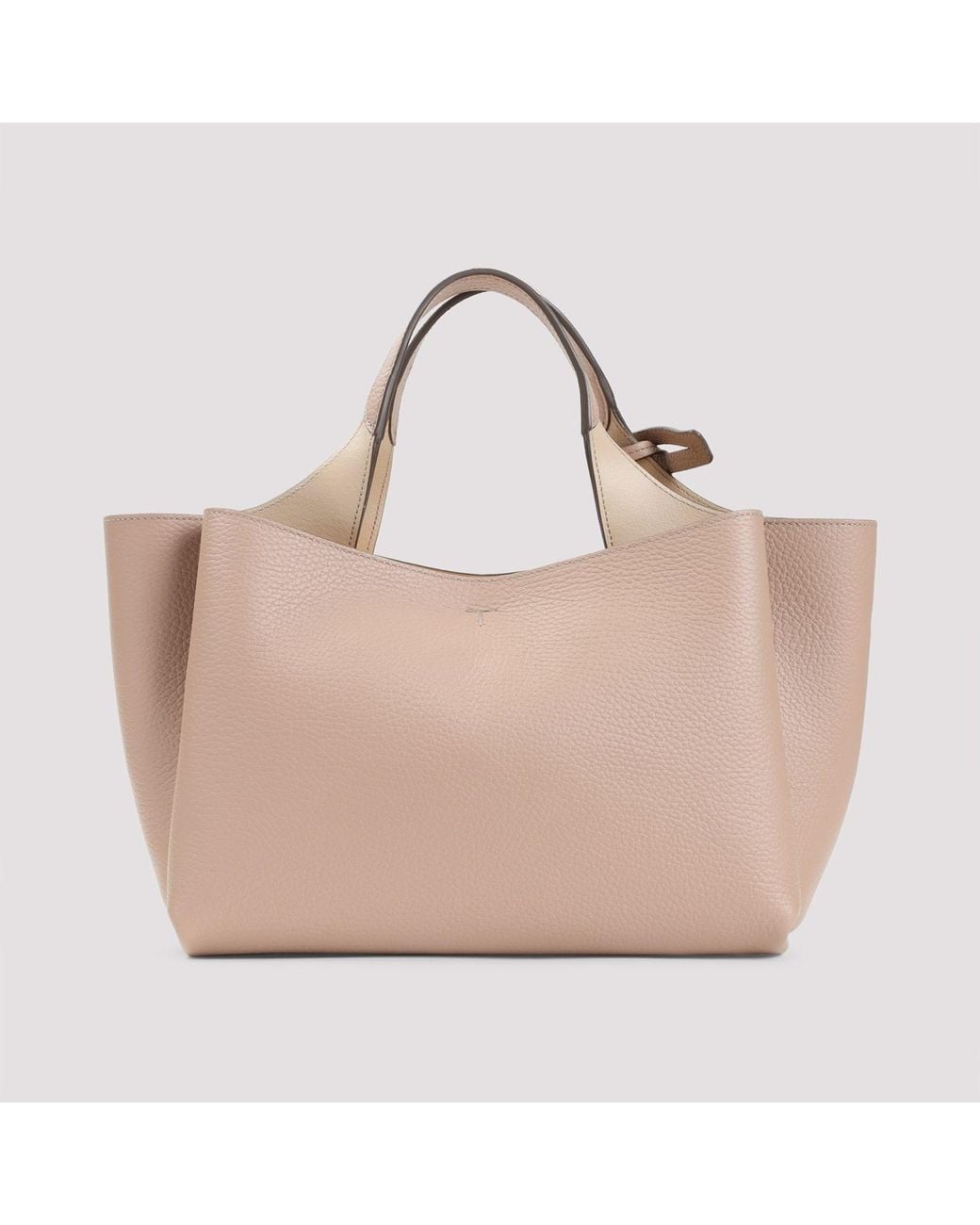 Tod's Natural Ginger Leather Apa Bag