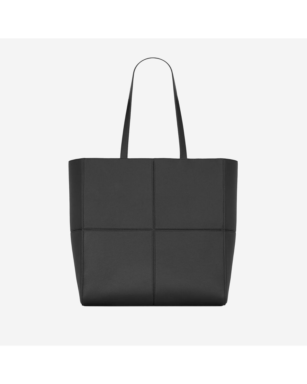 Saint Laurent Black Leather Tote Bag Shoulder for men