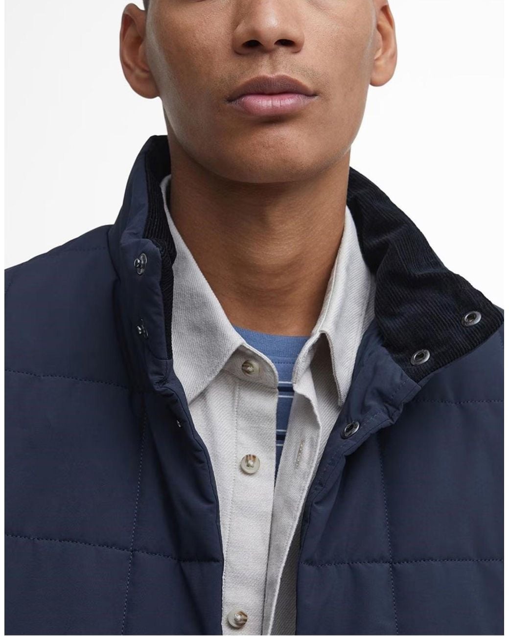 Barbour Blue Barbour Shoreman Jacket for men