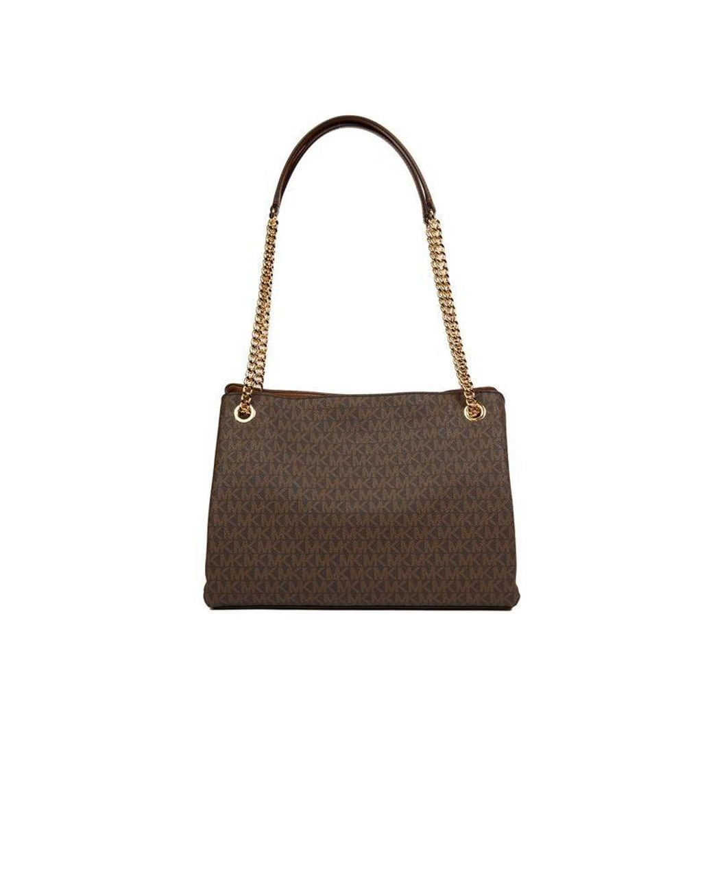 Michael Kors Brown Crossbody Bag Polyvinyl Chloride Crossbody-Bags