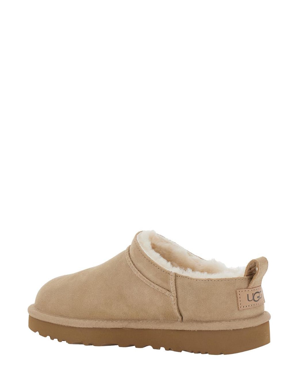 Ugg Brown Boots W Classic Micro With Minimal Design