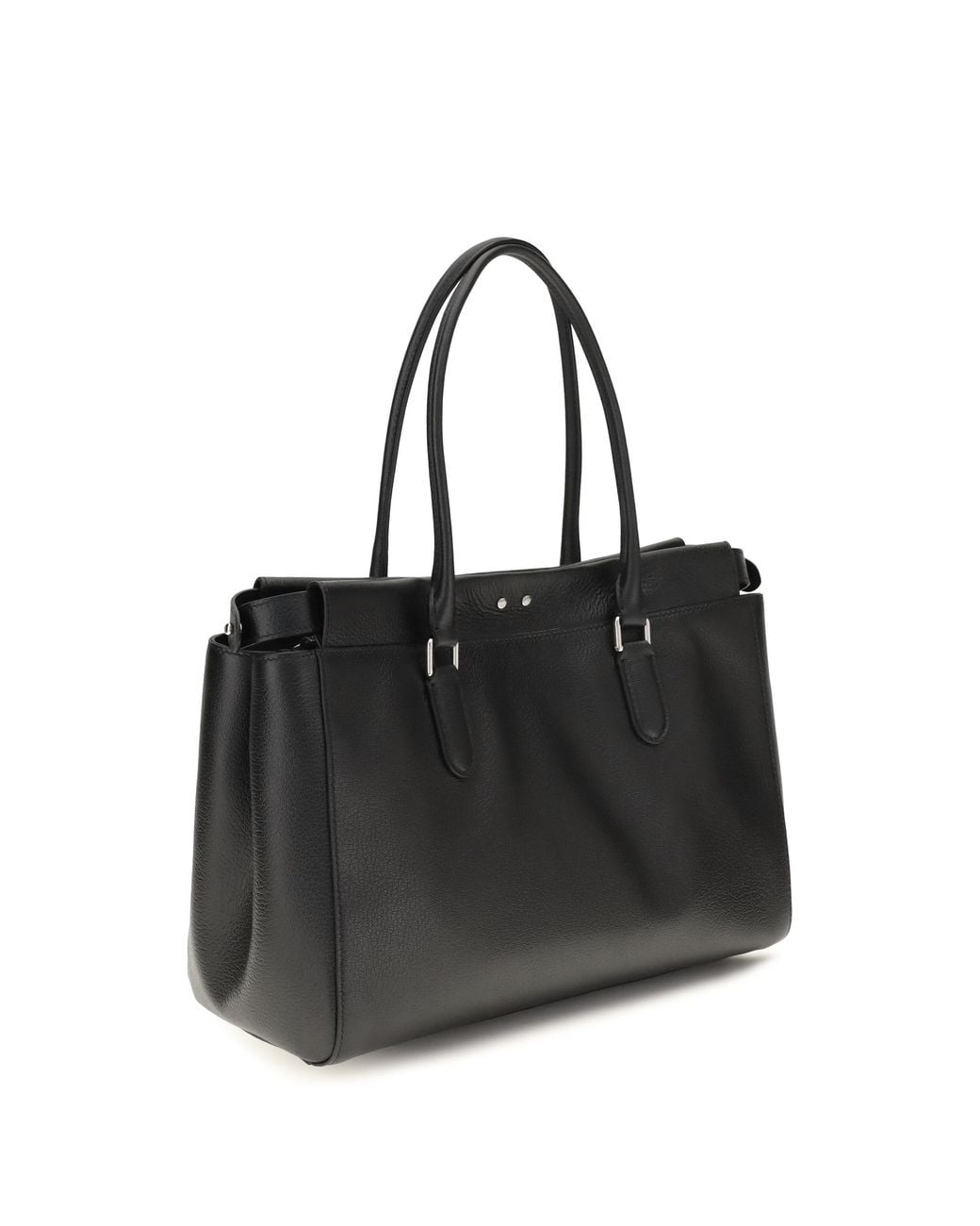 Fendi Black Tote Bag Peekaboo Calfskin Calf Leather