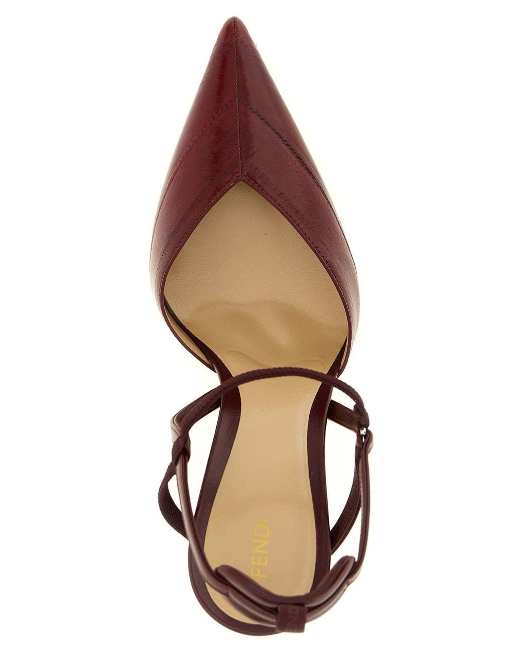 Fendi Brown Very Colibri Slingback Heel