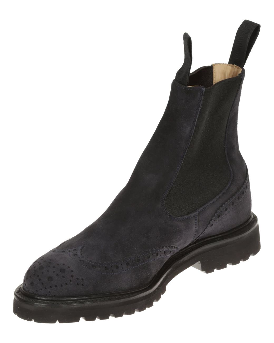 Tricker's Black Henry Castorino Vilite for men