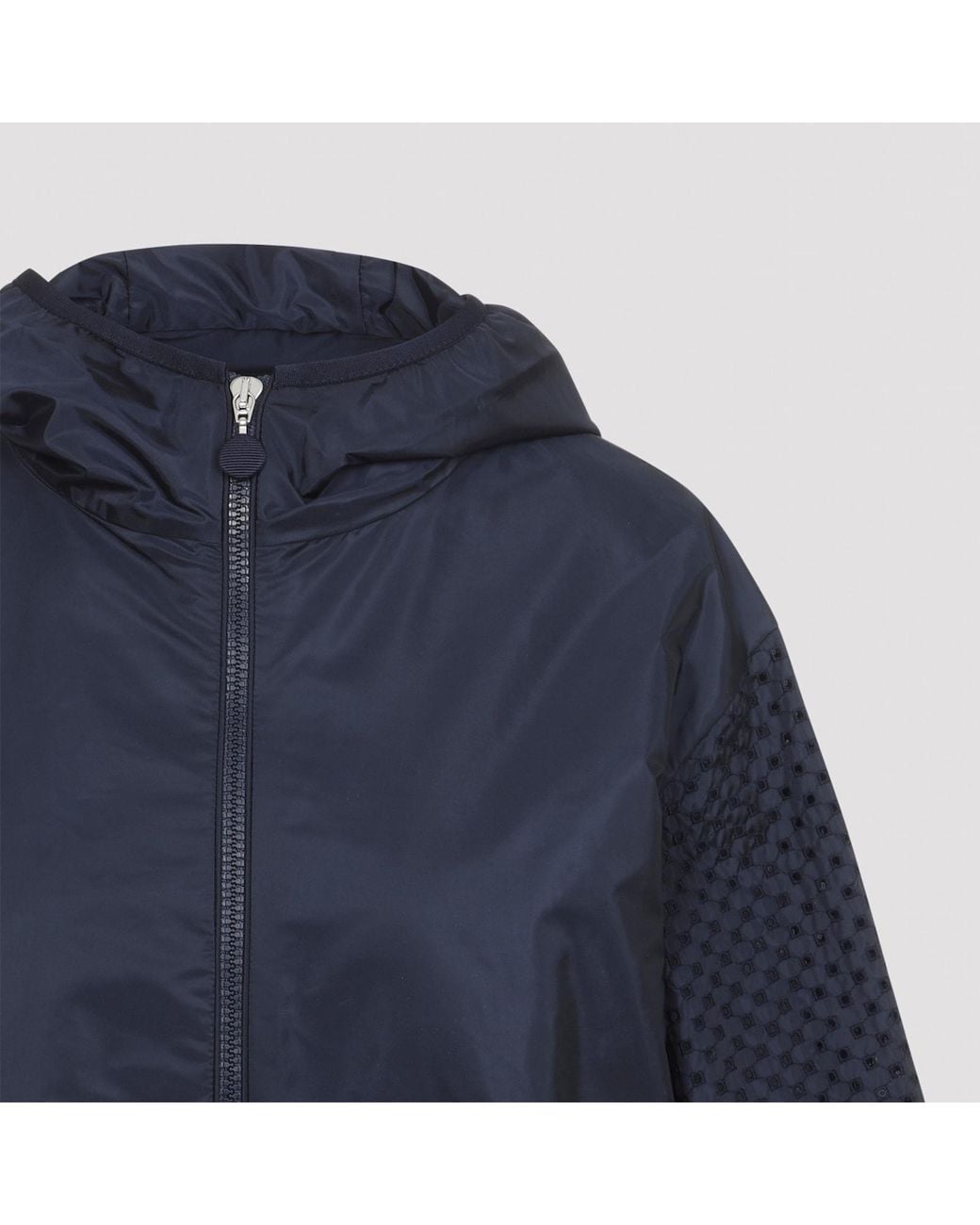 Moncler Blue Zelkova Polyamide Jacket