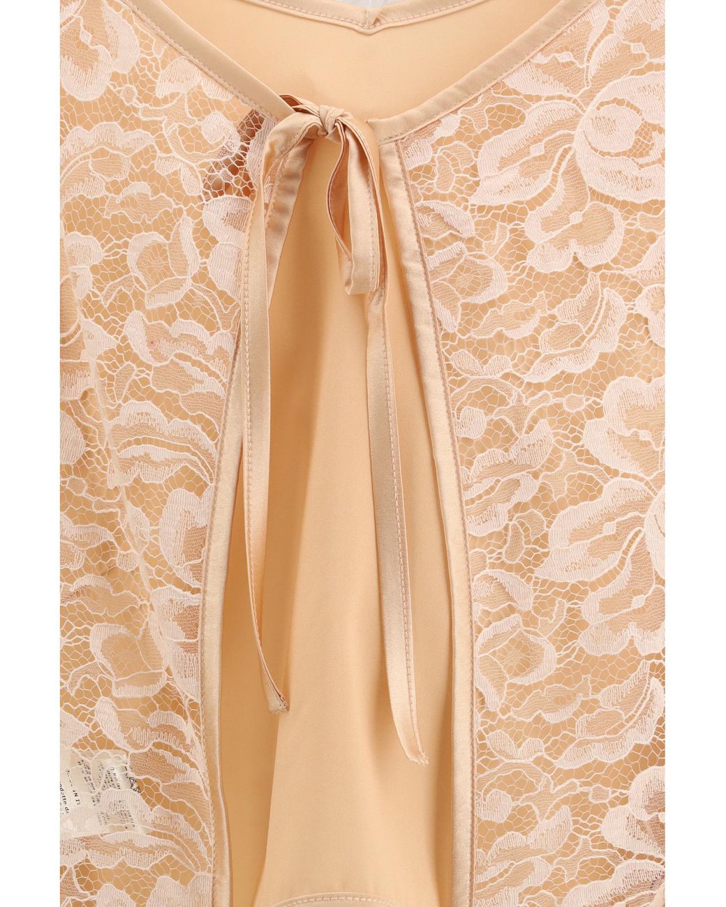 Kristina Ti White V-Neck Blouse Shirt