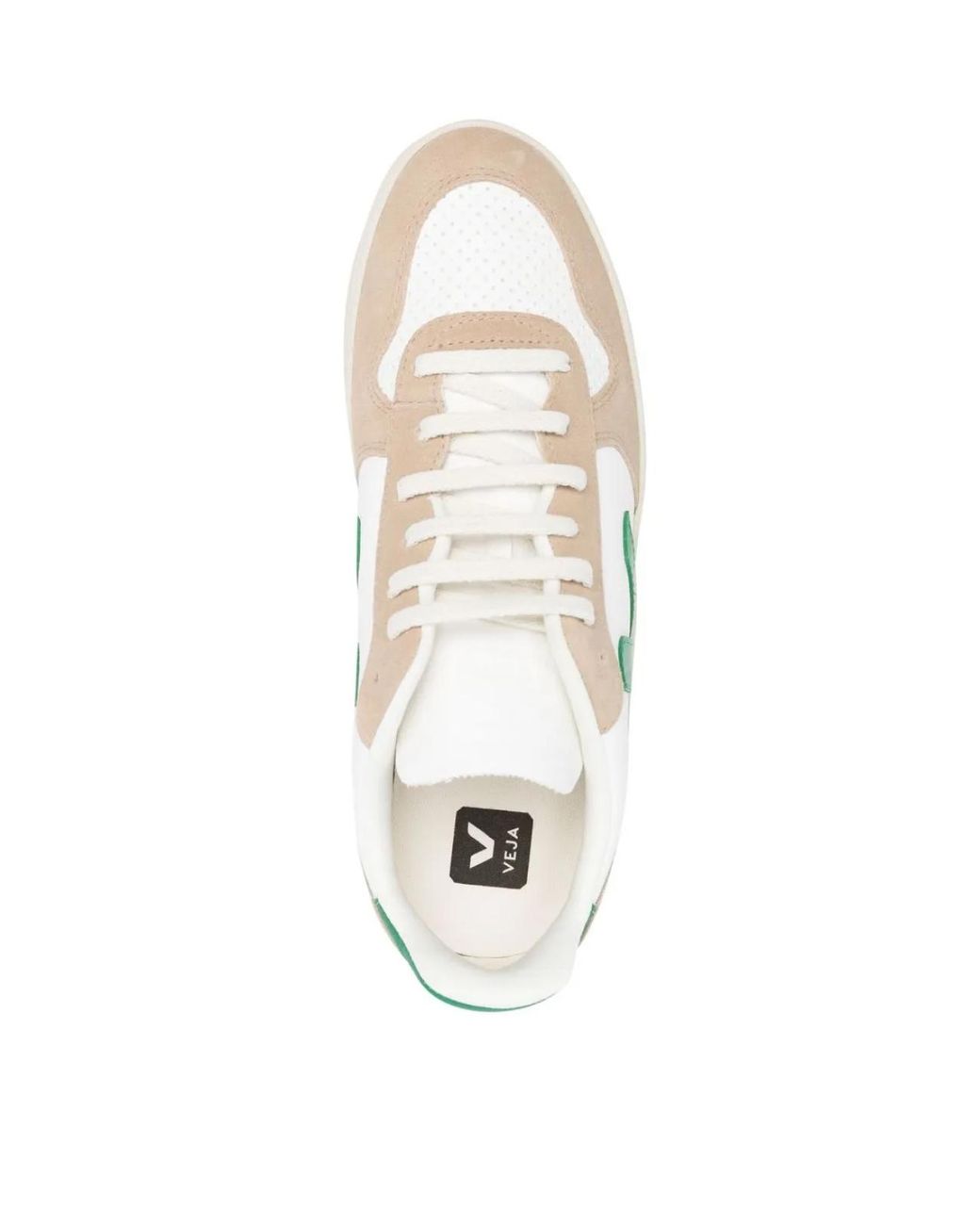 Veja White V-10 Chromefree Leather Sneakers Shoes