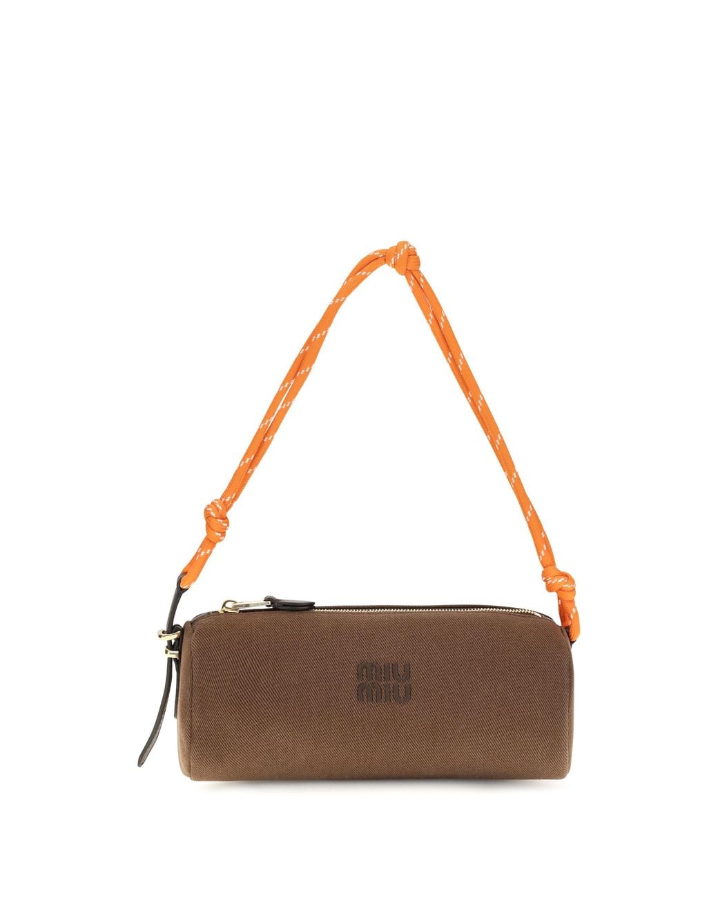 Miu Miu Brown Wallet Cocoa- Recycled Polyamide & Purses