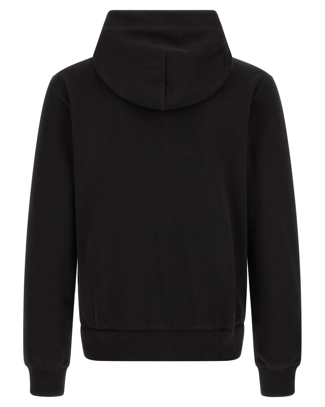 Dolce & Gabbana Black Dolce & Gabbana Logo Plaque Hoodie for men