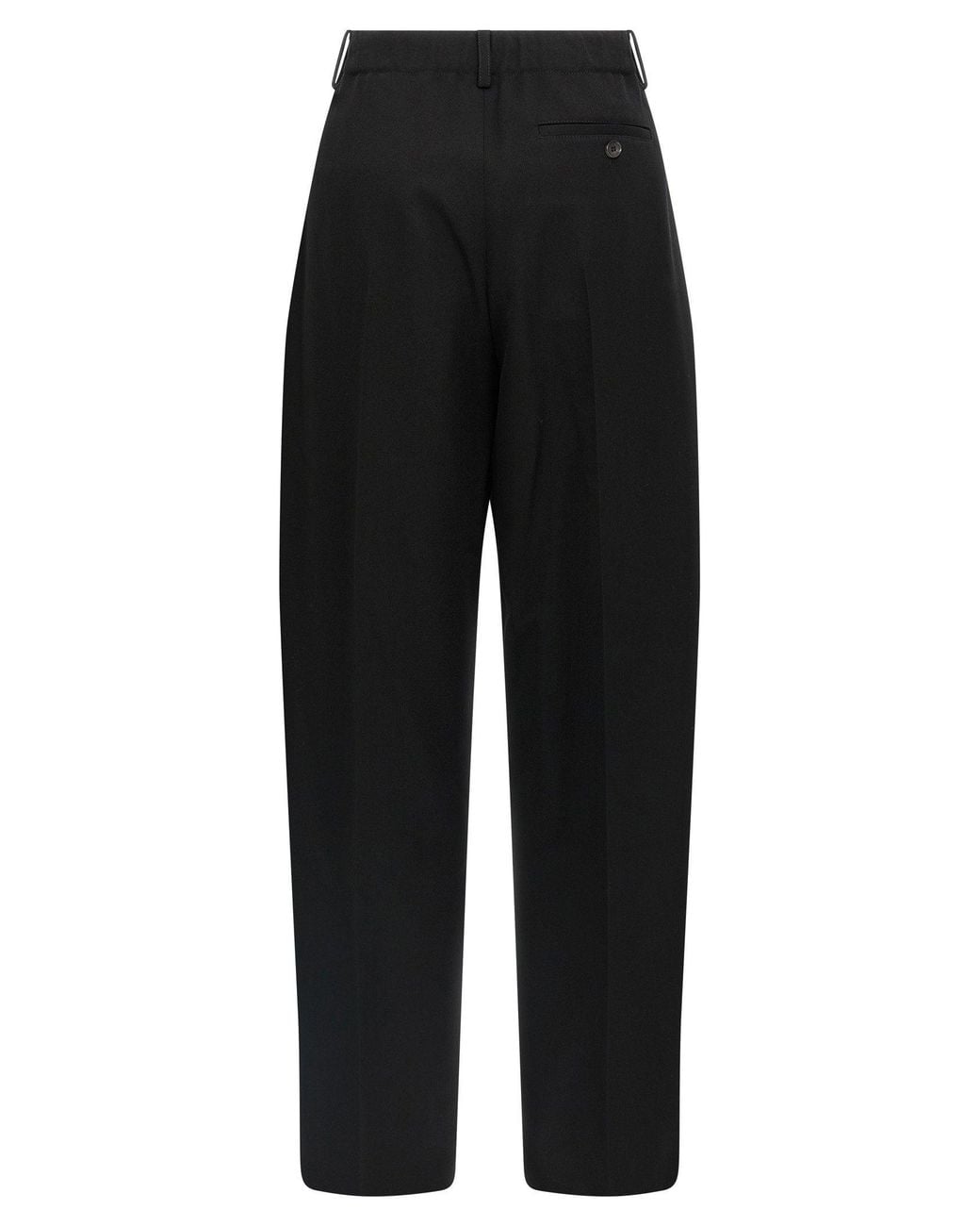 Givenchy Black Double-Pleat Wool Trousers