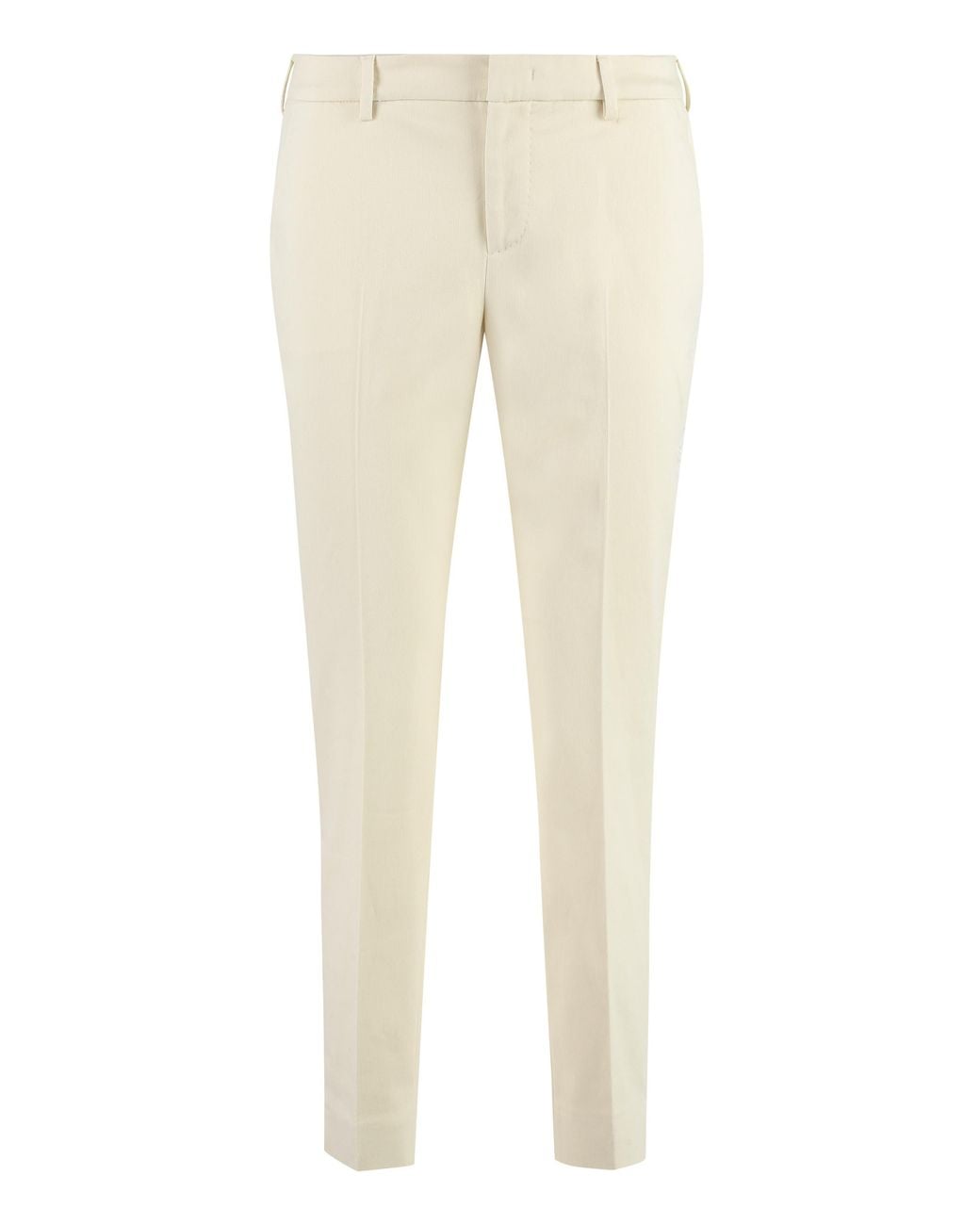 PT Torino Natural New York Straight-Leg Trousers Cotton Straight