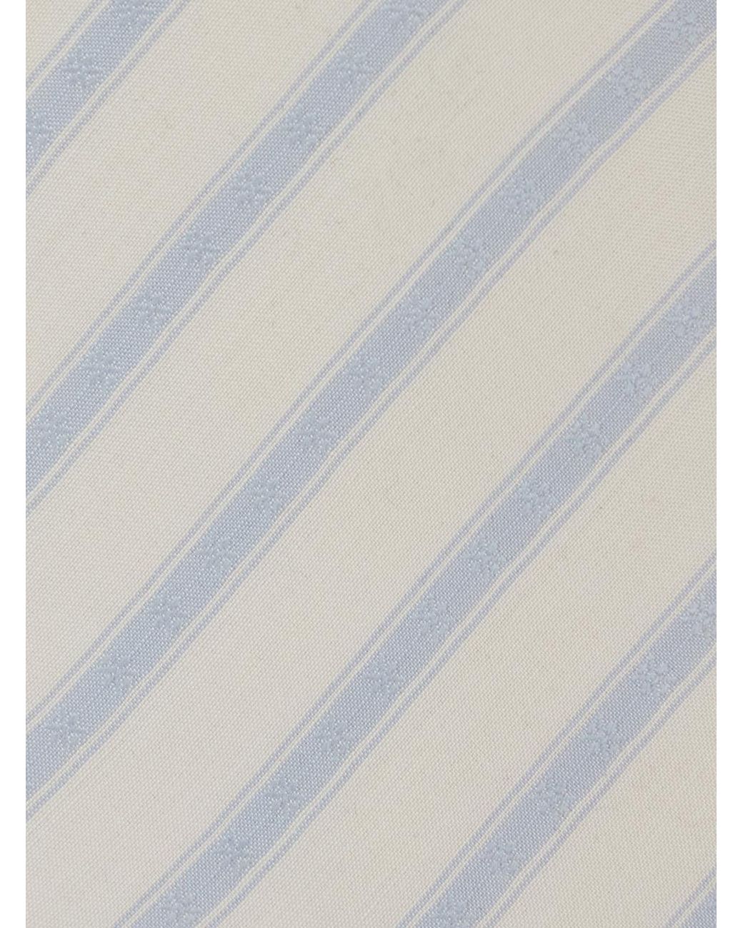 Saint Laurent White Bow Tie Silk Stripe Ties for men