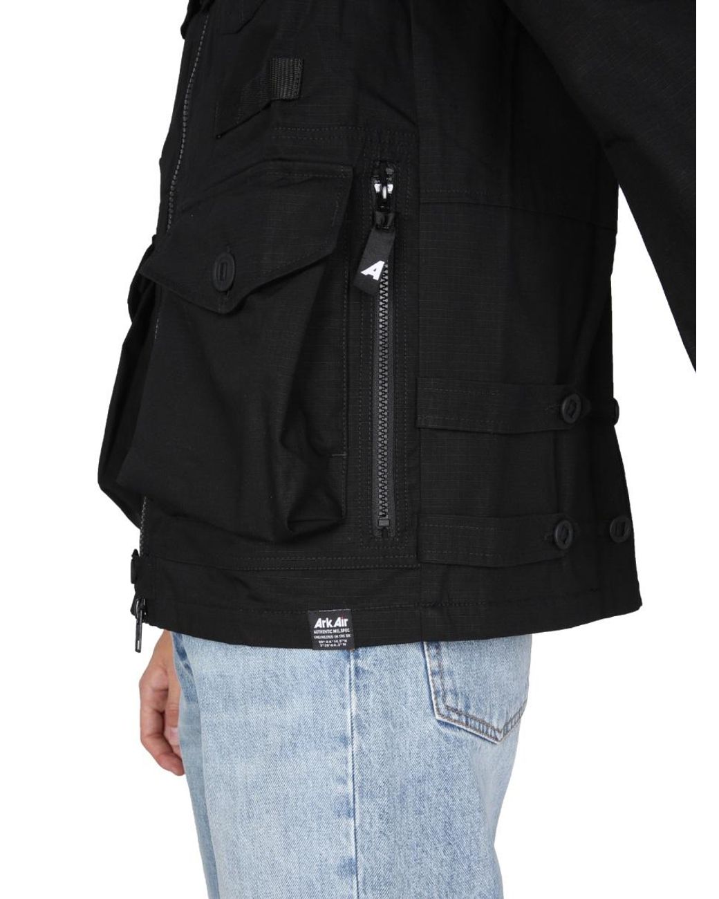 ArkAir Black The Patrol Jacket for men