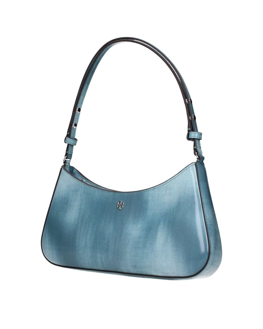 Tory Burch Blue Leather Shoulder Bag
