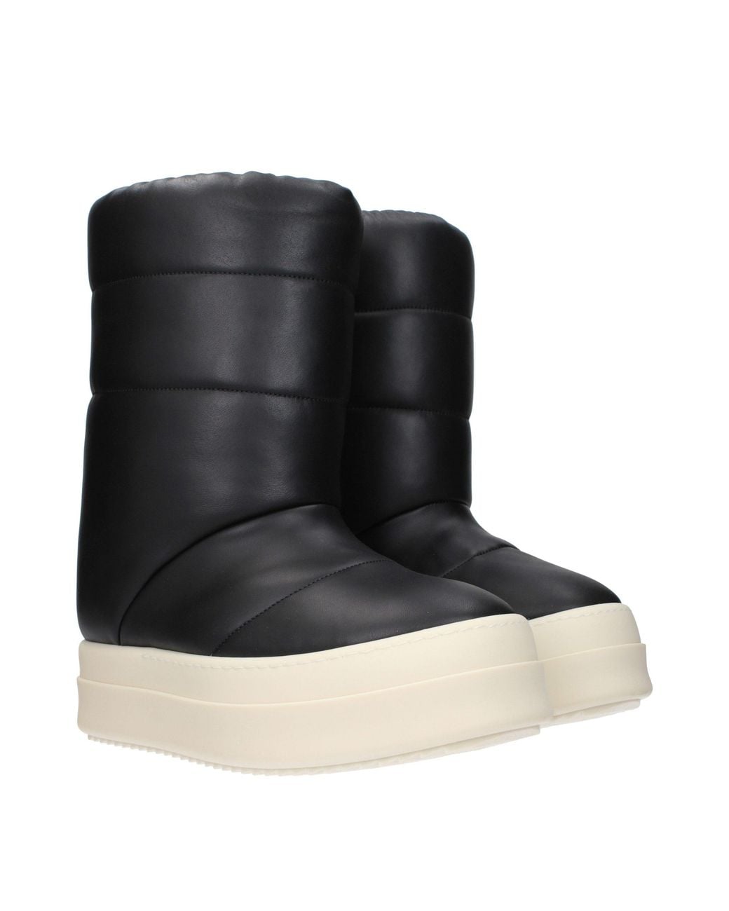 Rick Owens Black Winter Boots for men