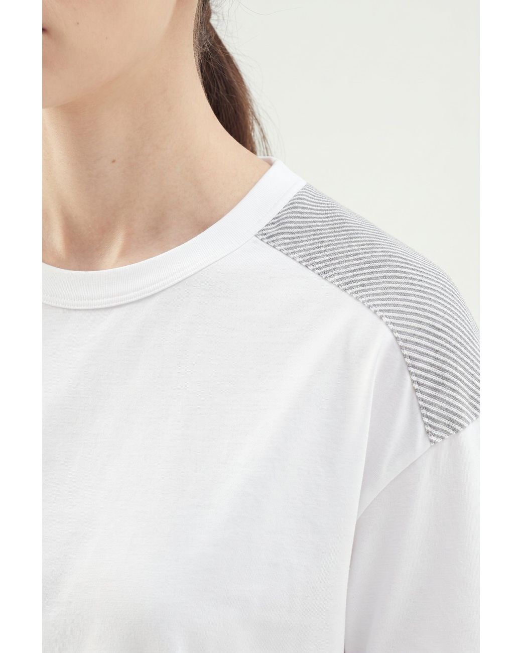 Brunello Cucinelli White Short Sleeve Shirt