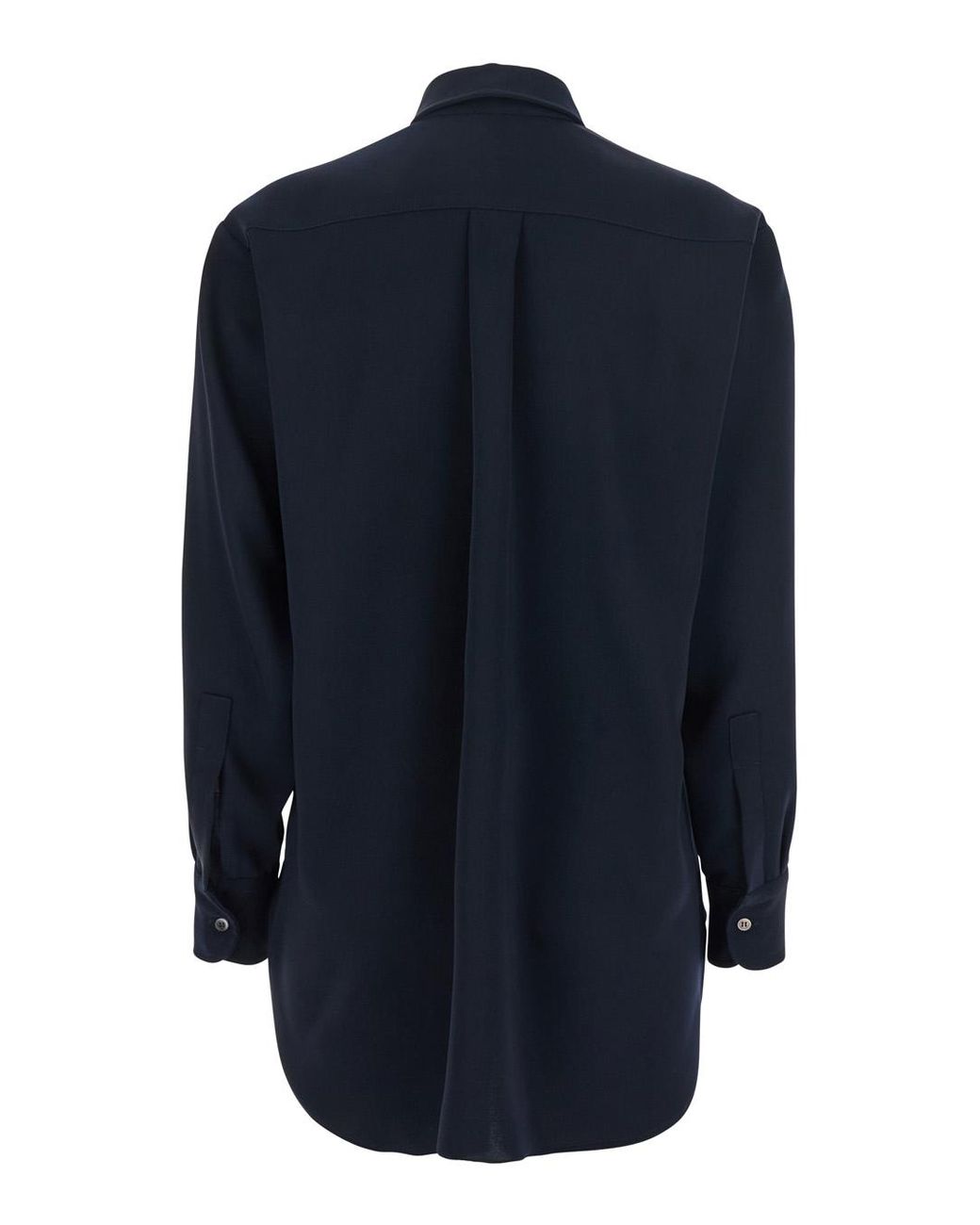 Le Plain Blue Shirt With Classic Collar