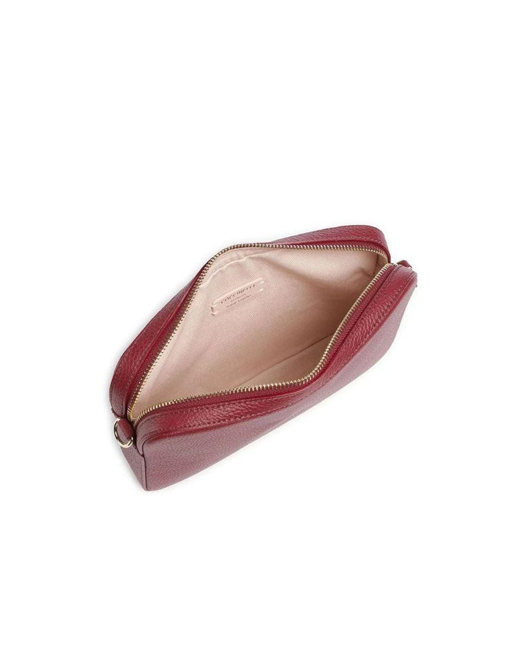 Coccinelle Red Shoulder Bag Cowhide