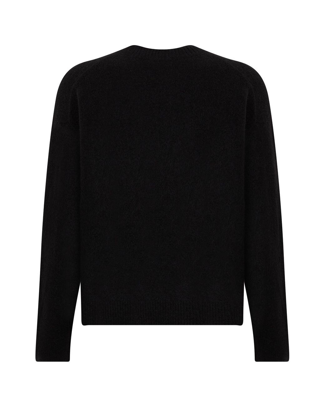 Represent Black Crew Neck Sweater Alpaca Wool Sweatshirts for men