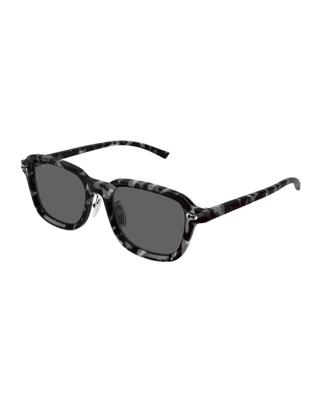 Gucci Black Sunglasses Square Full Rim, Havana Frame And Lens Gg1948Sk002