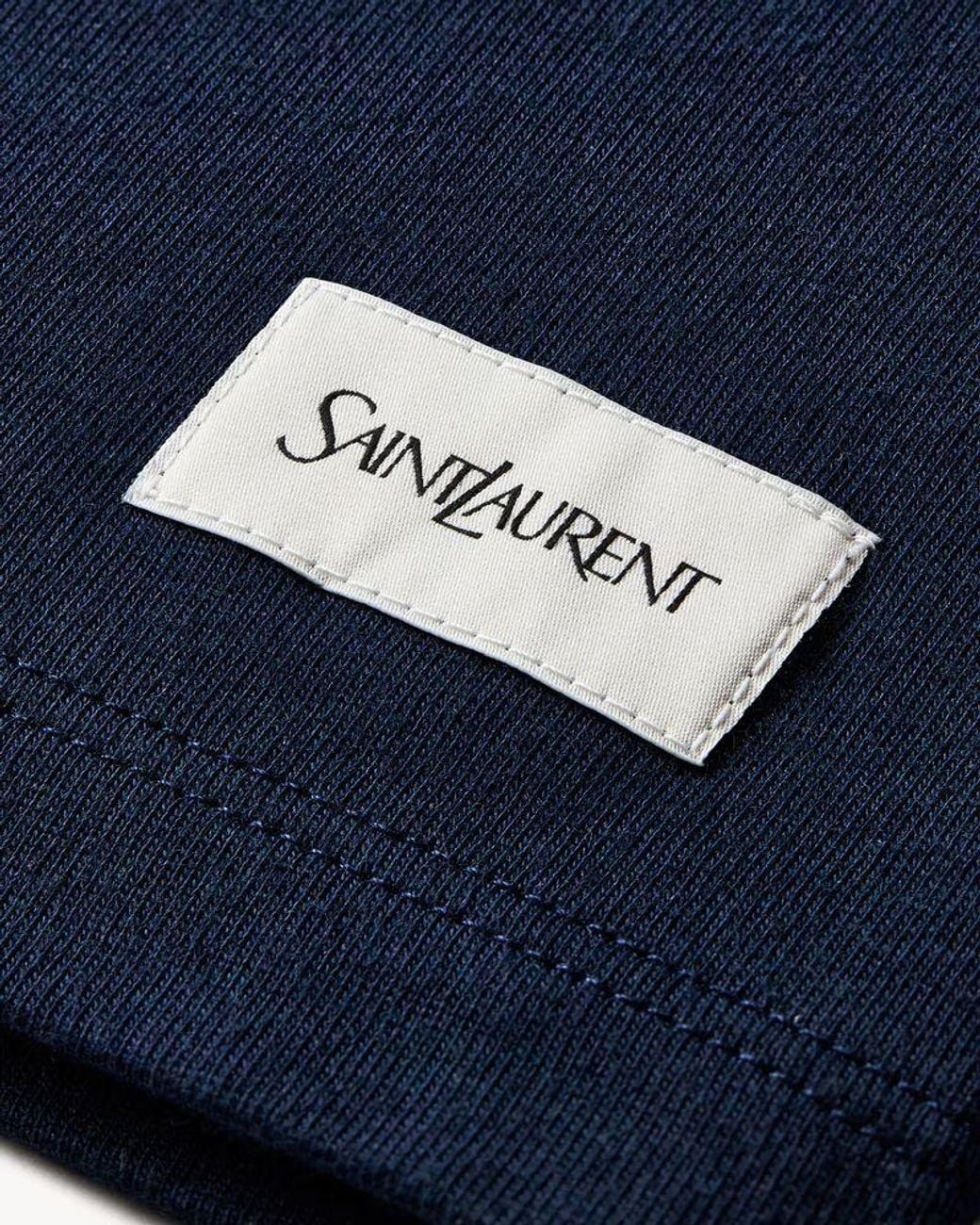 Saint Laurent Blue Saint Laurent Sl H26 T-Shirt for men