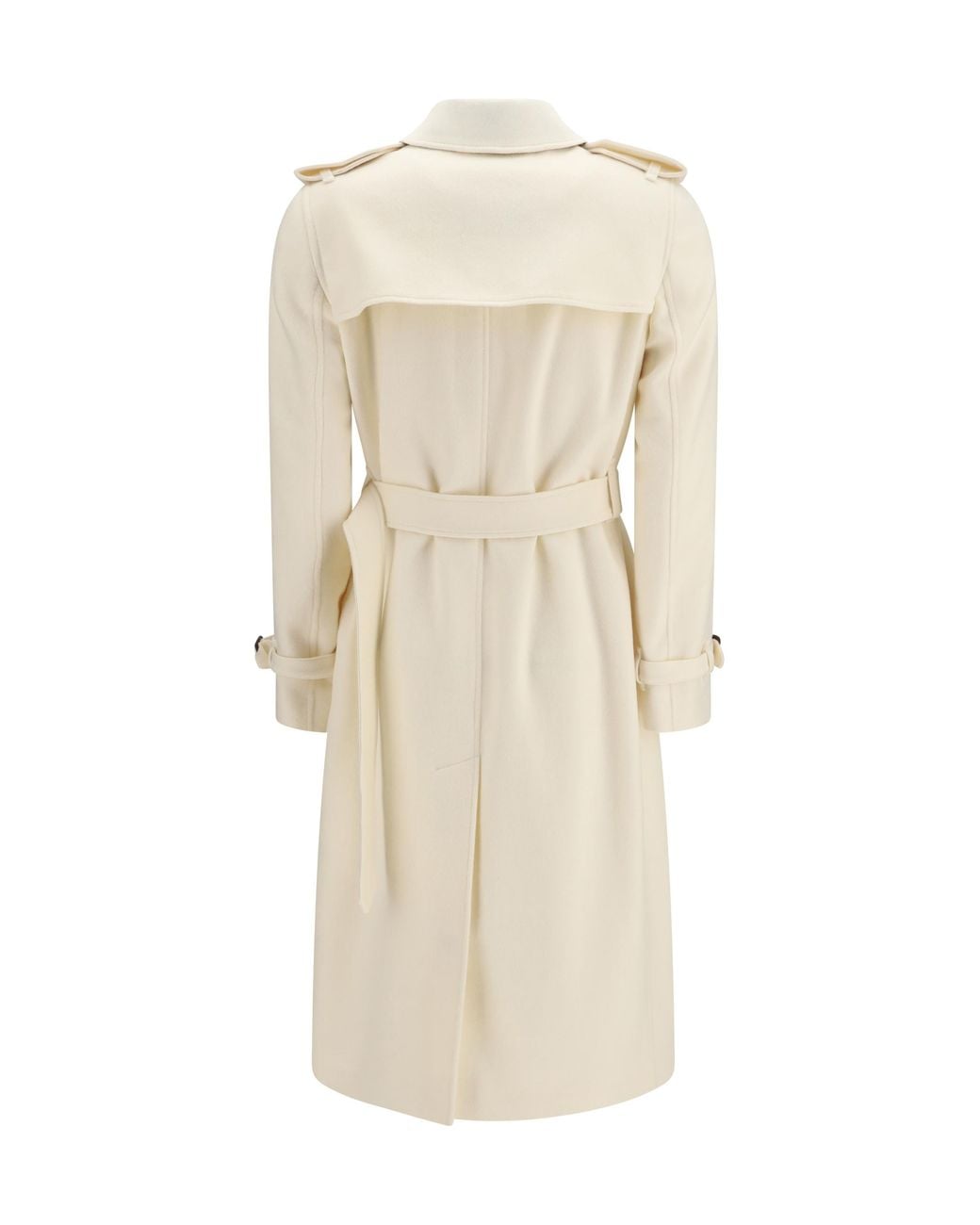 Burberry Natural Long Kensington Cashmere Trench Coat Kashmir/Capra Hircus