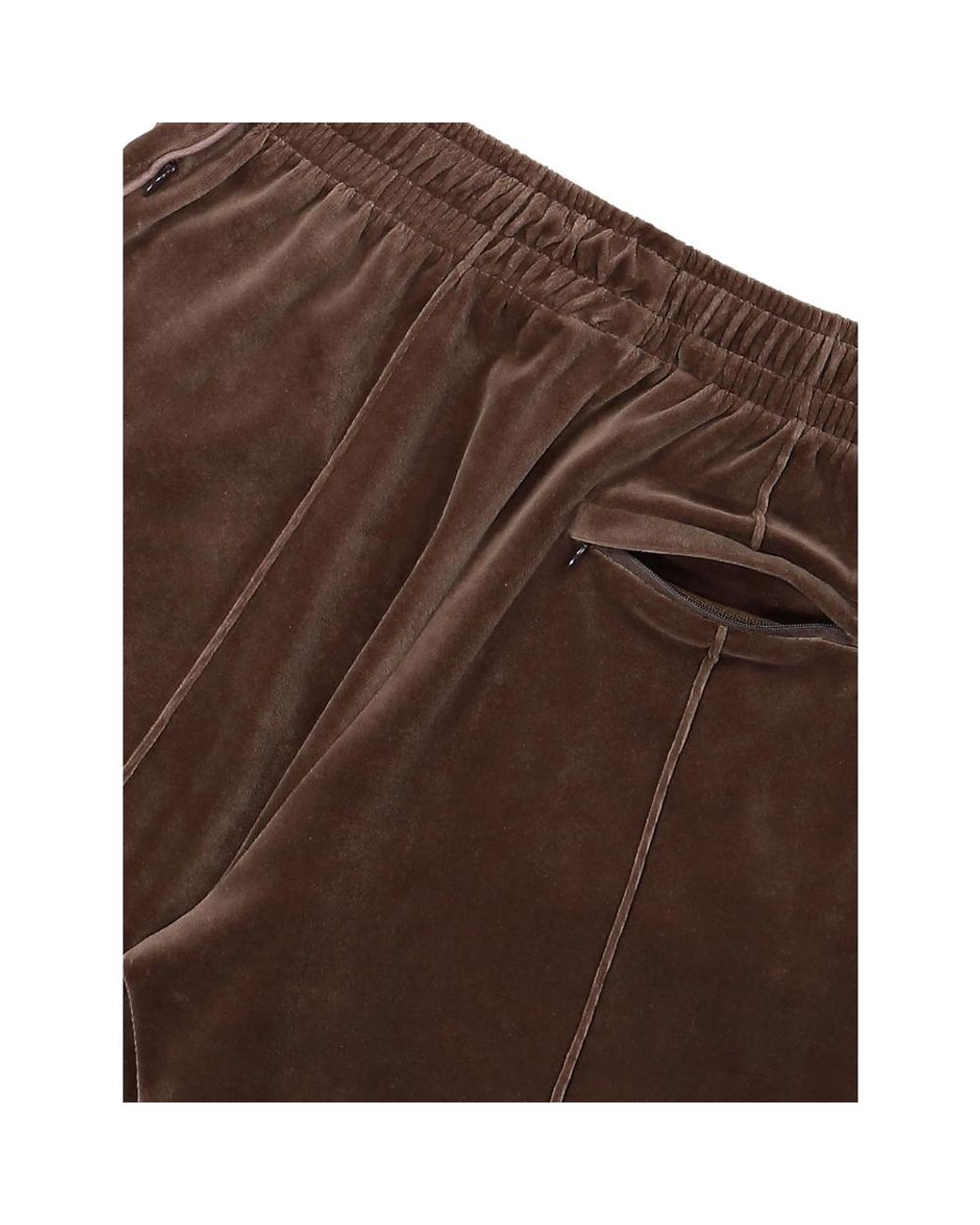 Casablanca Brown Velour Track Pants for men