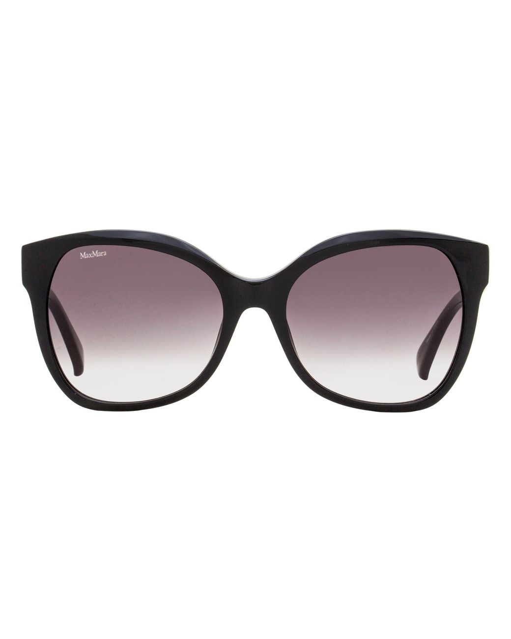 Max Mara Black Emme3 Sunglasses Mm0014 01B 56Mm Plastic (Acetate)