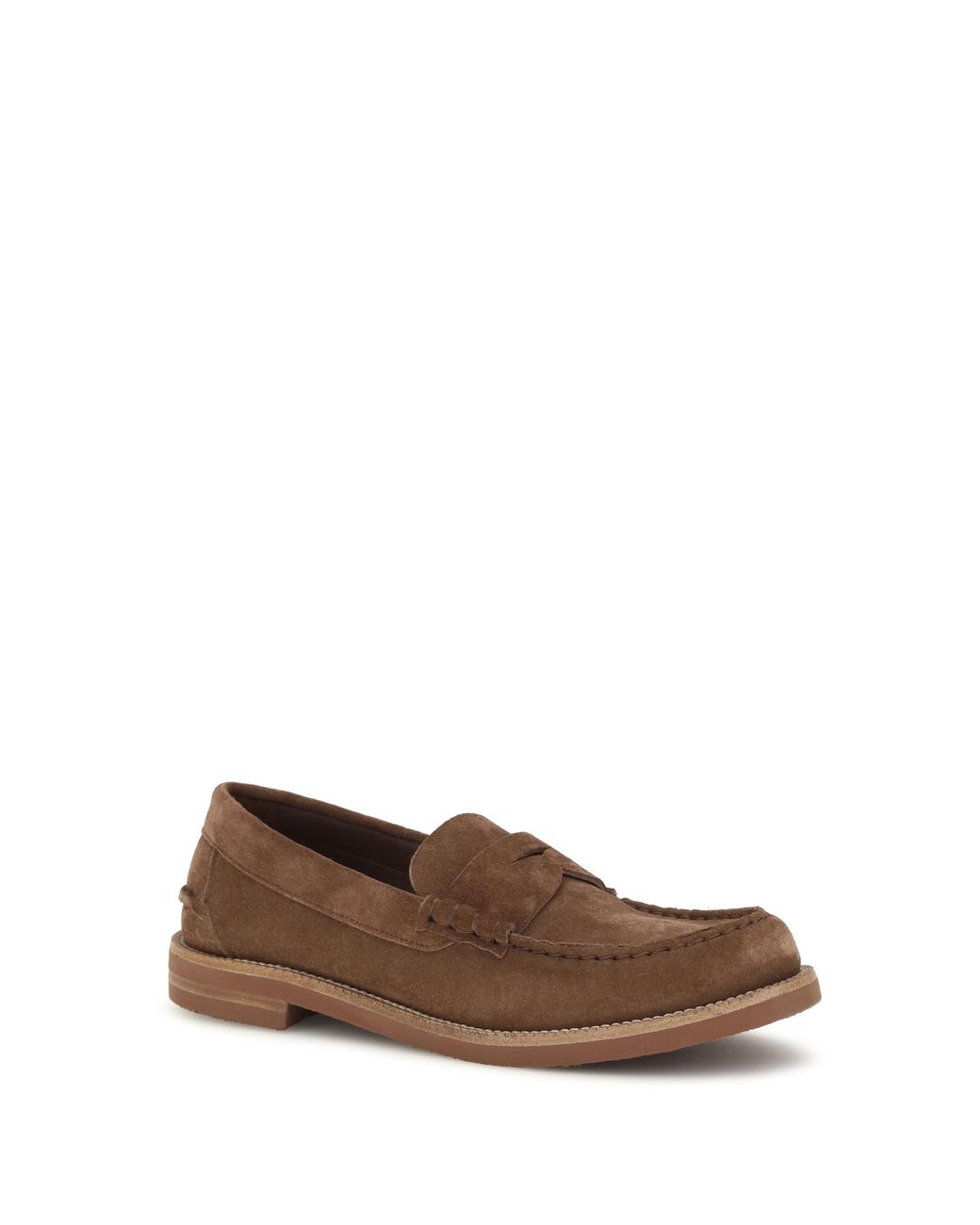 Pedro Garcia White Loafers Sabela Chestnut Calf Leather-Rose Matt