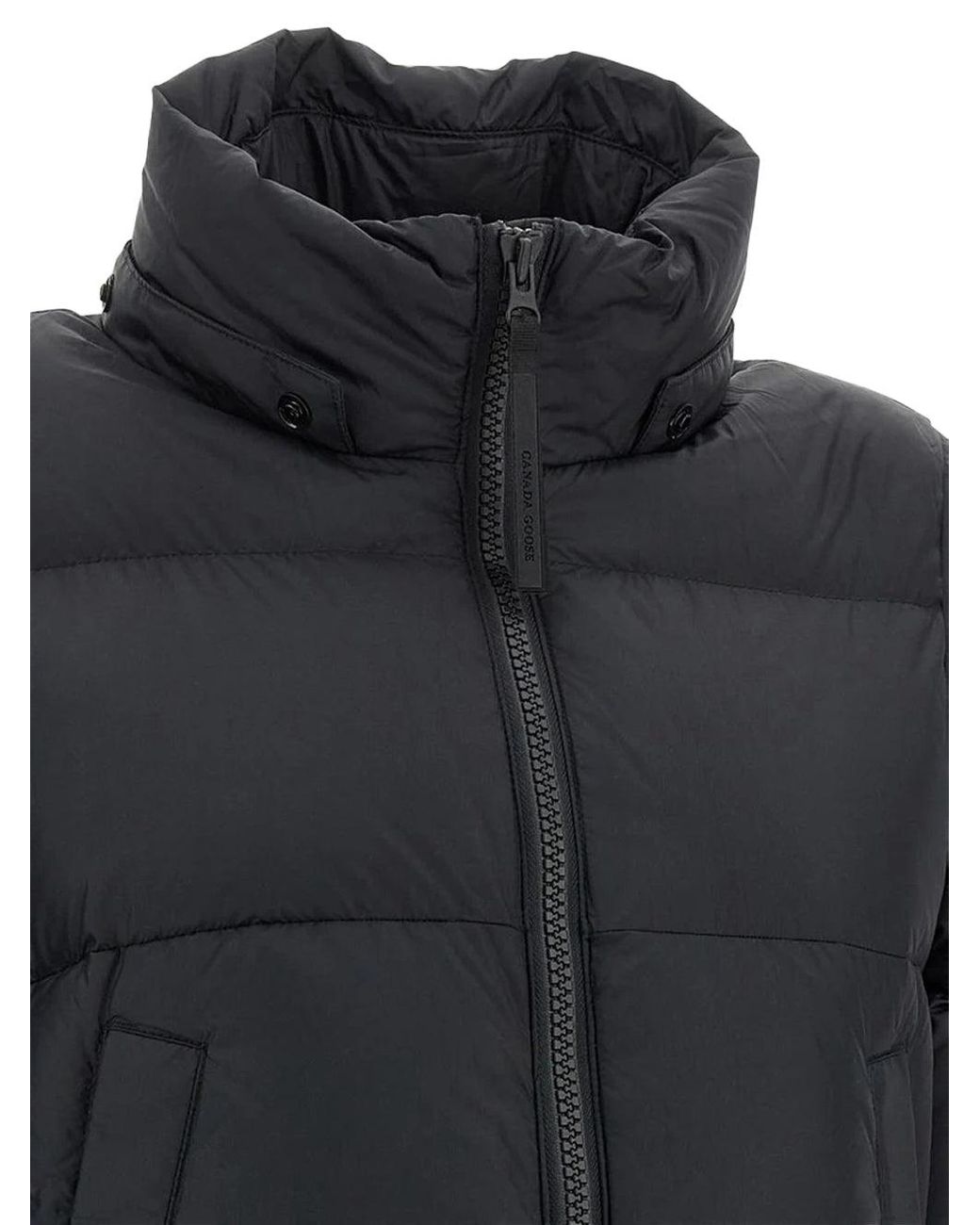 Canada Goose Black Mystique Puffer Tonal Label