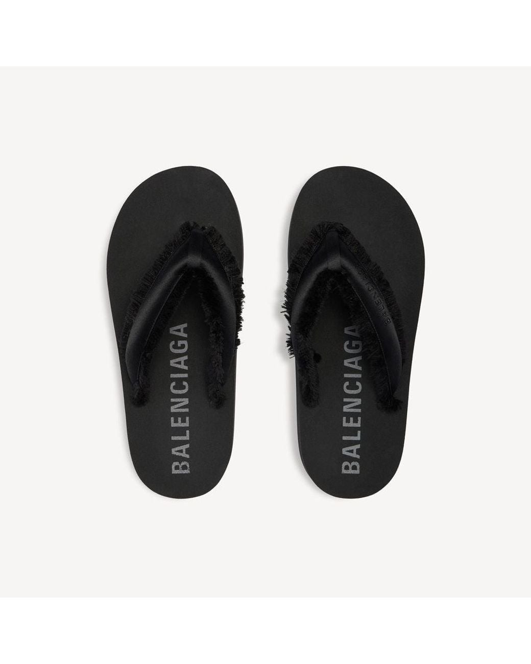 Balenciaga Black Balenciaga Bal E26 Sandals