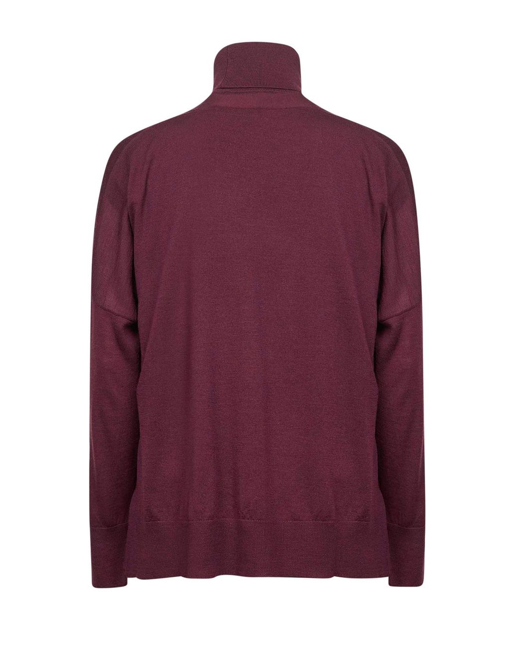 Blanca Vita Purple Burgundy Virgin Wool Knit Twin Set