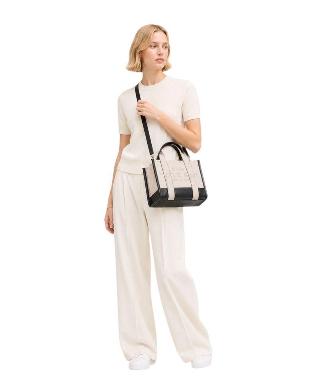 Marc Jacobs Black Tote Bag Cow Leather Tote-Bags