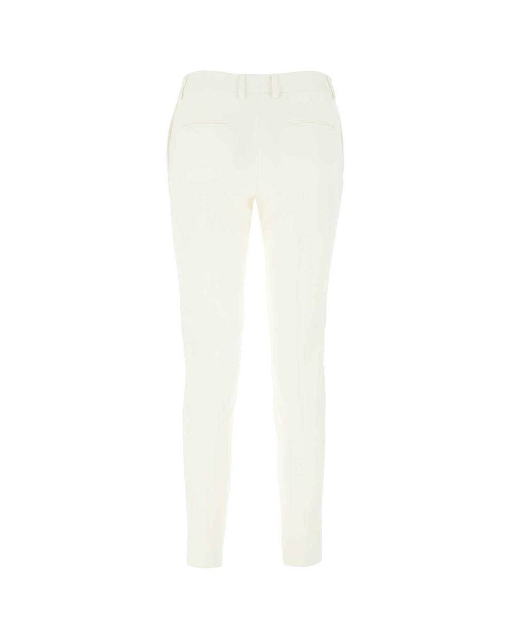 Saint Laurent White Pantalone