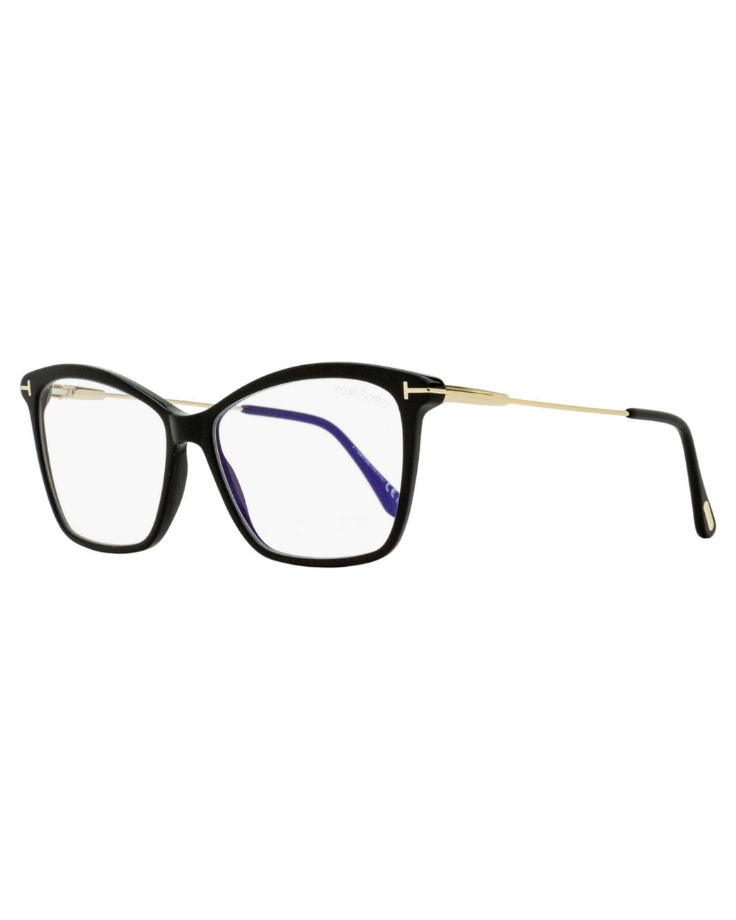 Tom Ford Black Butterfly Block Eyeglasses Tf5687-B 001- 56Mm Ft5687 Plastic (Acetate)/Metal
