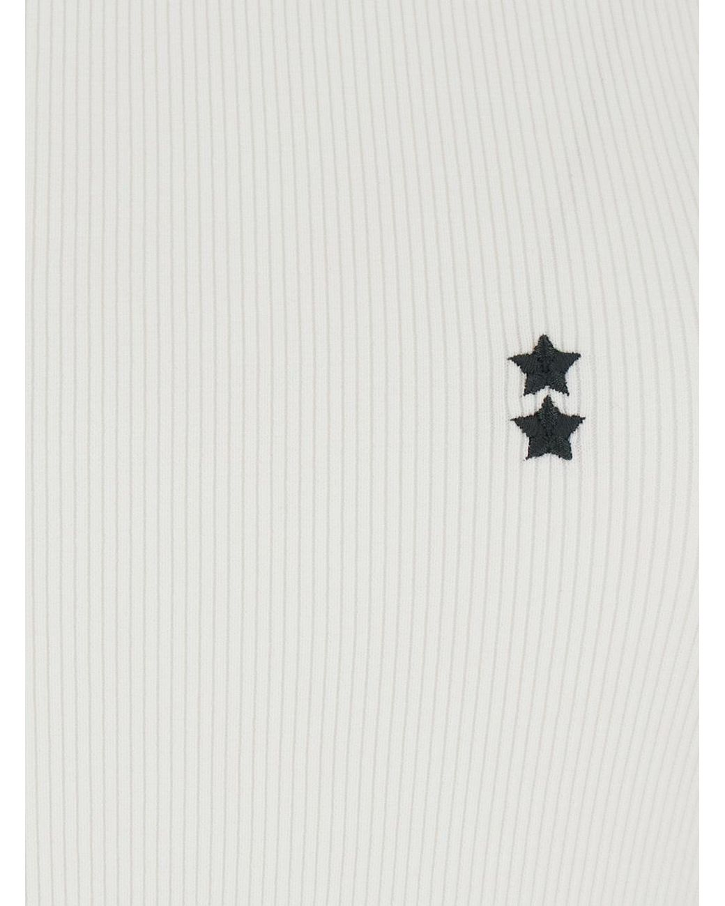 ICON DENIM White Crew-Neck Top Tops