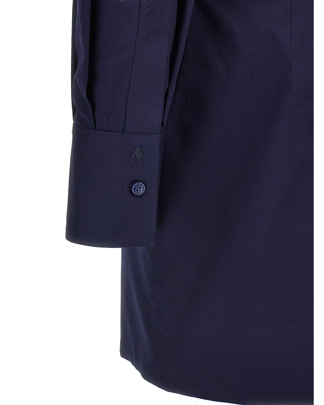 The Attico Blue Chemisier Dress