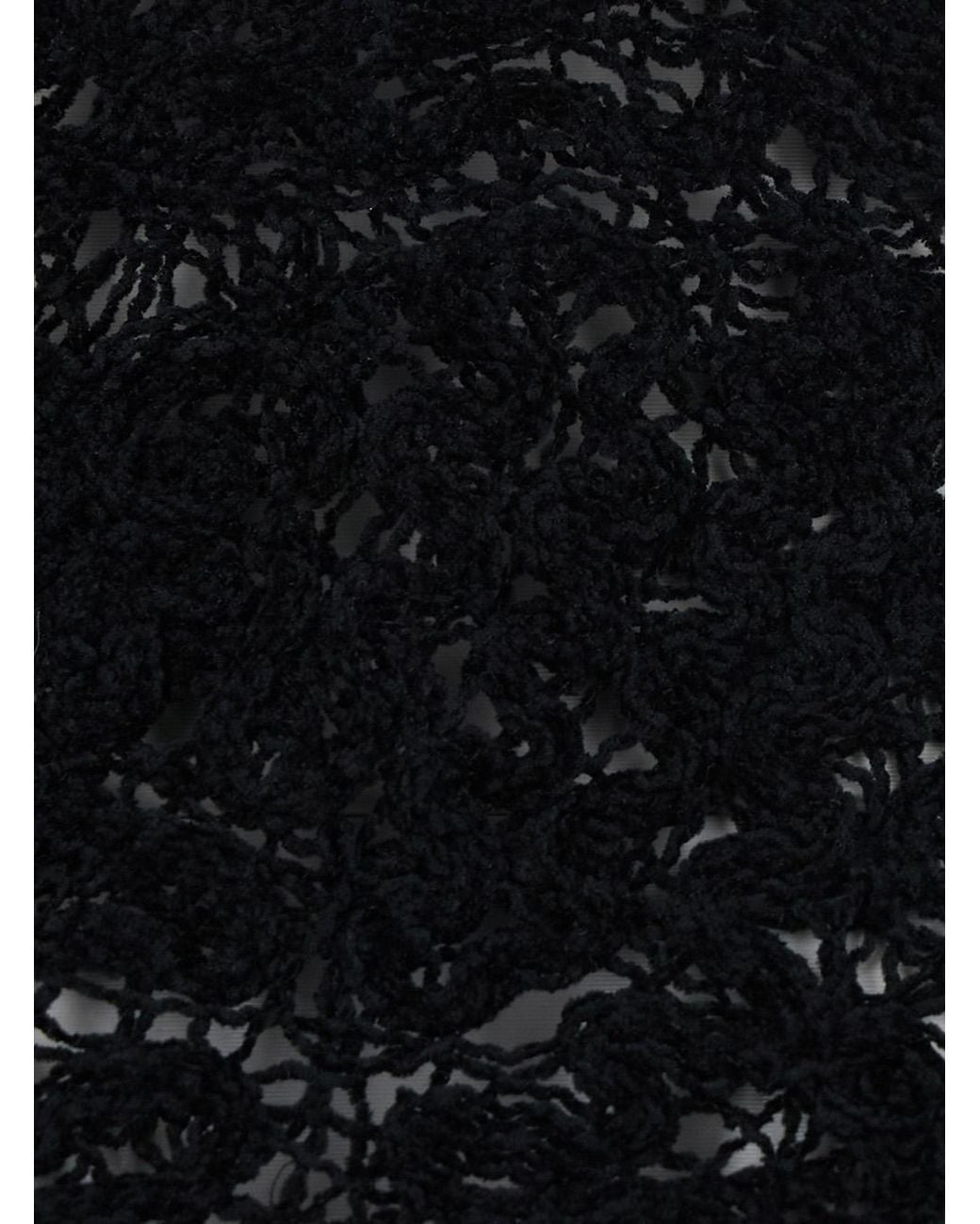 Semicouture Black Semicouture Lace Blouse