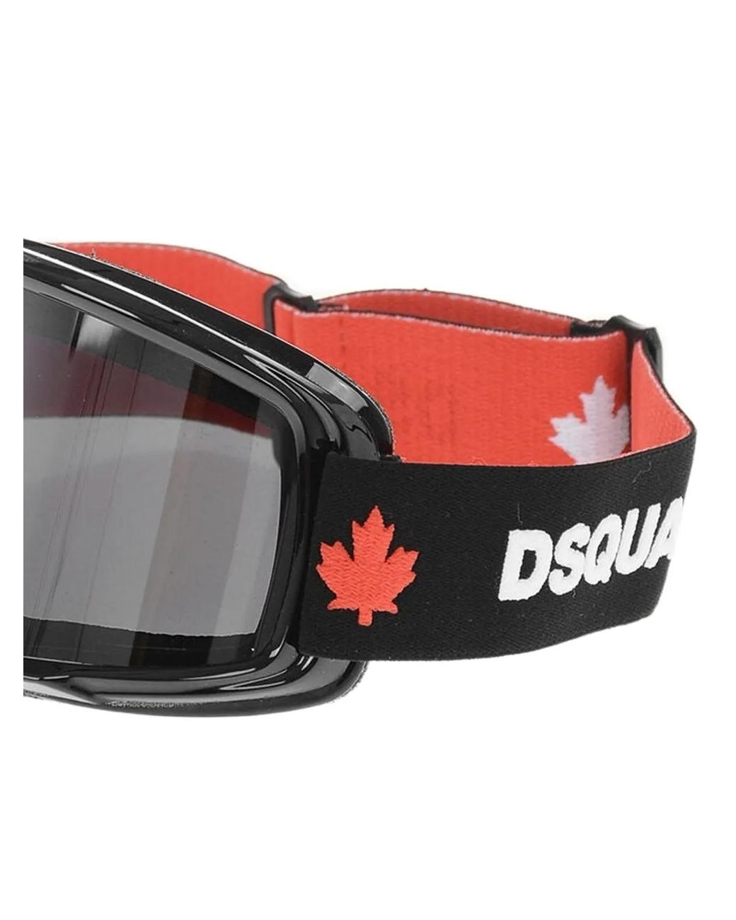 DSquared² White Logo Band Ski Goggles for men