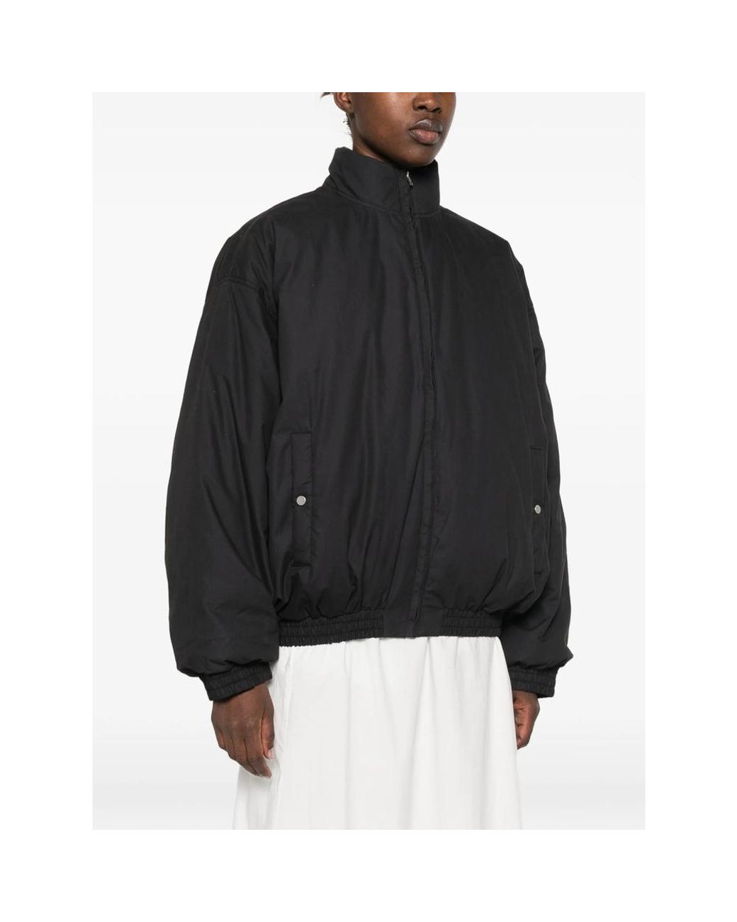 LAMRONS Black Zip-Up Jacket