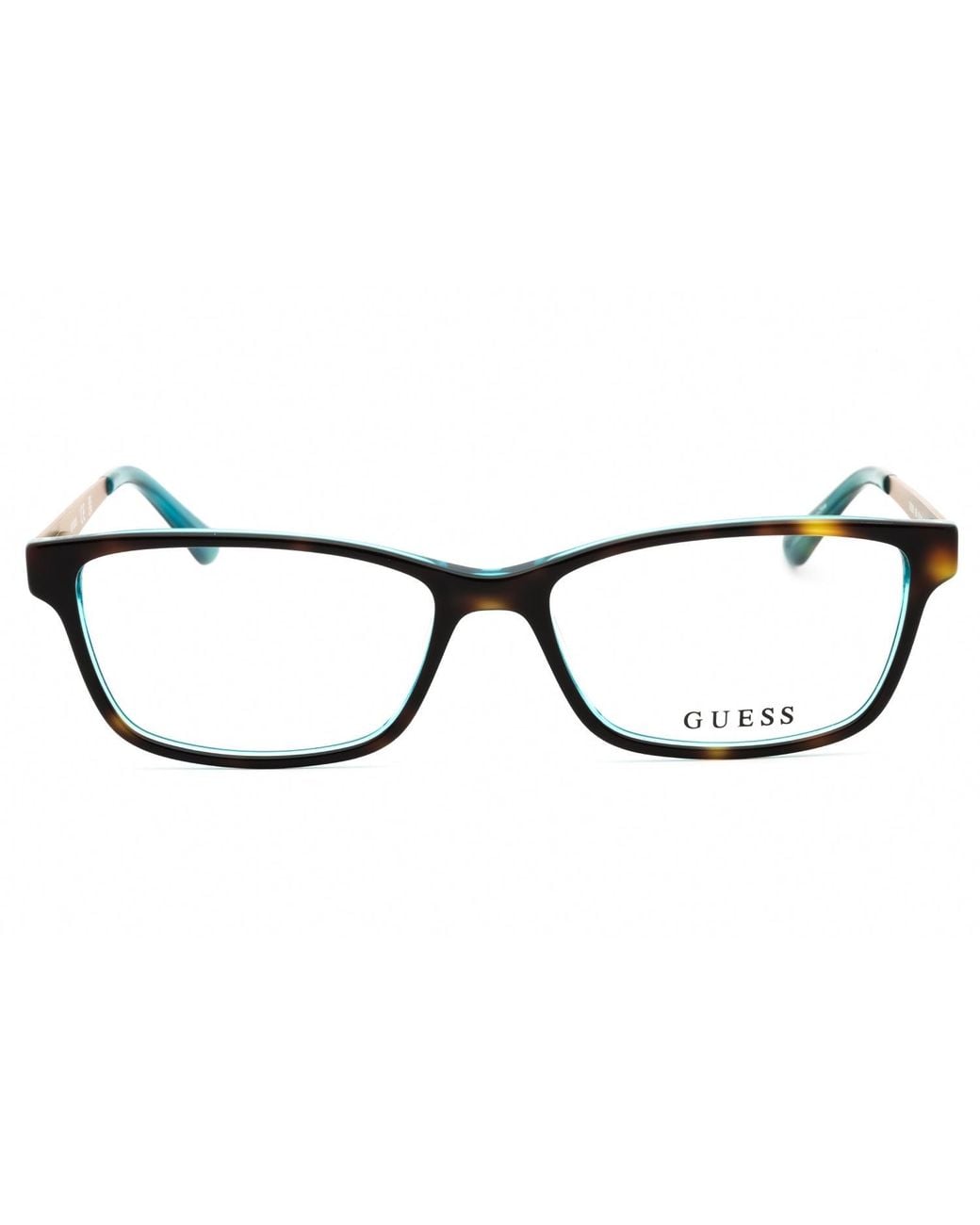 Guess Black Guess Gu2538 Rectangular Acetate Eyeglasses