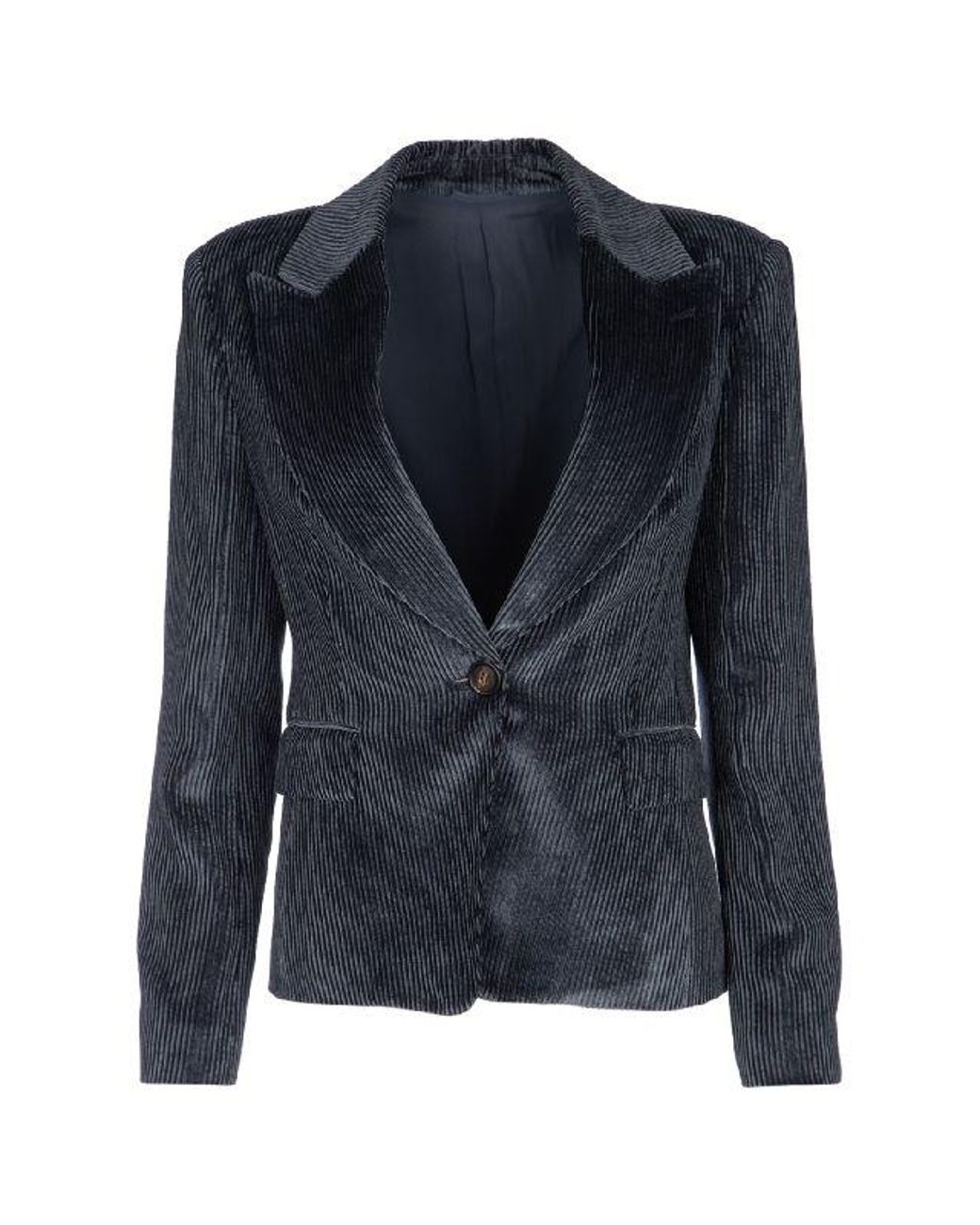 Brunello Cucinelli Blue Viscose Jacket