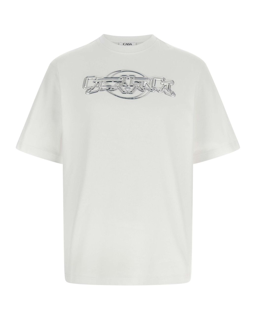 Casablanca White Chrome' T-Shirt for men