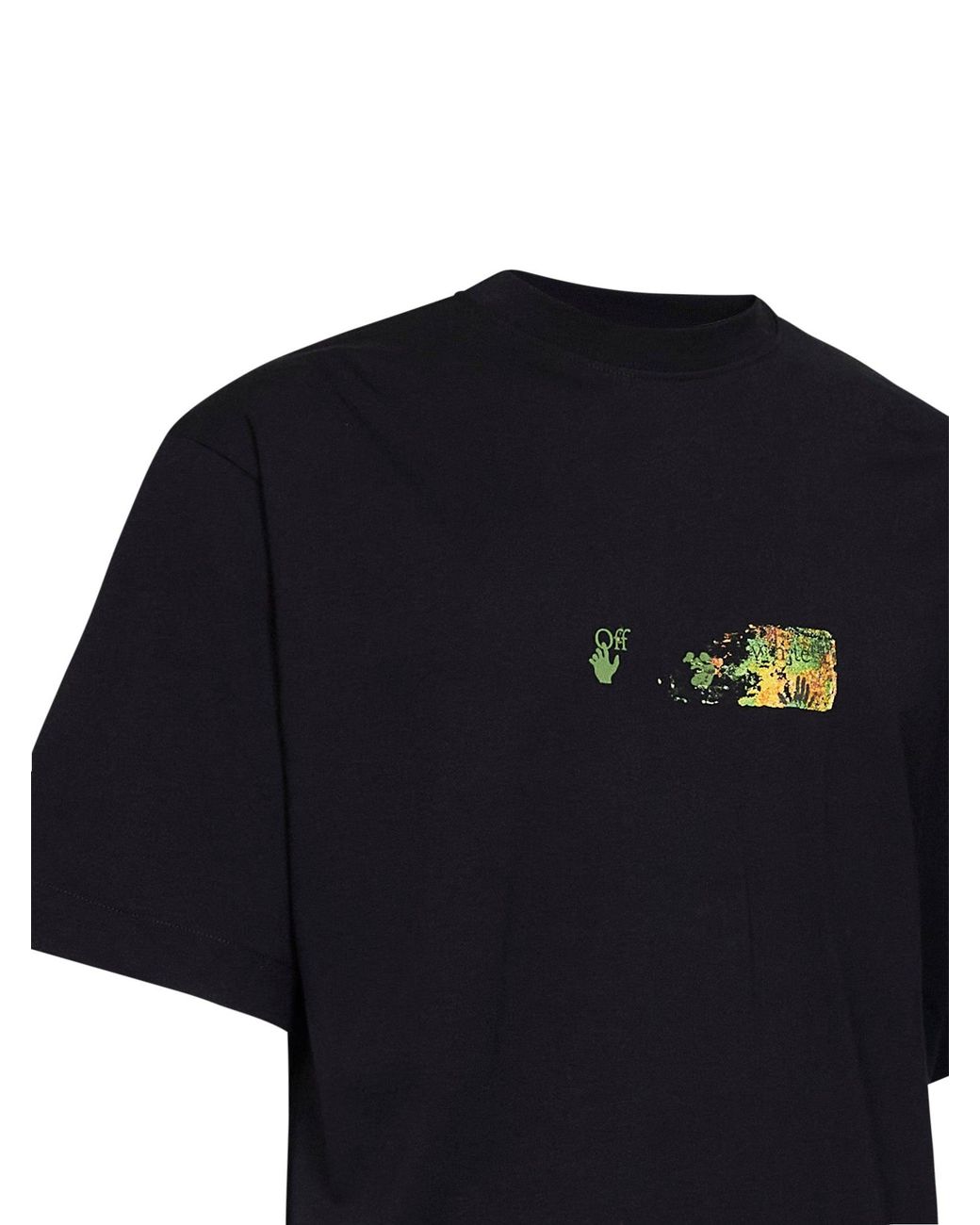 Off-White c/o Virgil Abloh Blue T-Shirt Spices Arrow Cotton T-Shirts for men