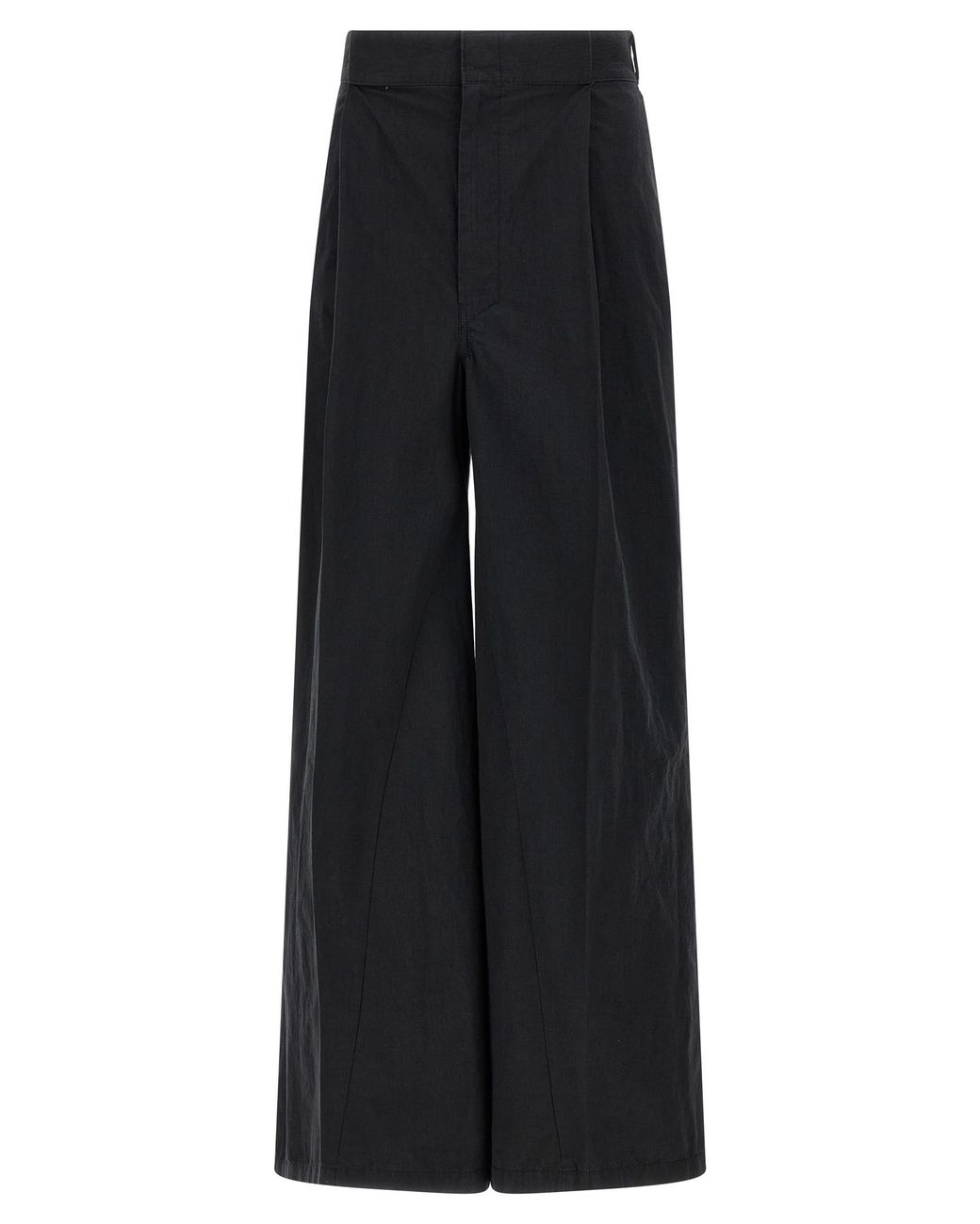 Maison Margiela Black Cotton Casual Pants