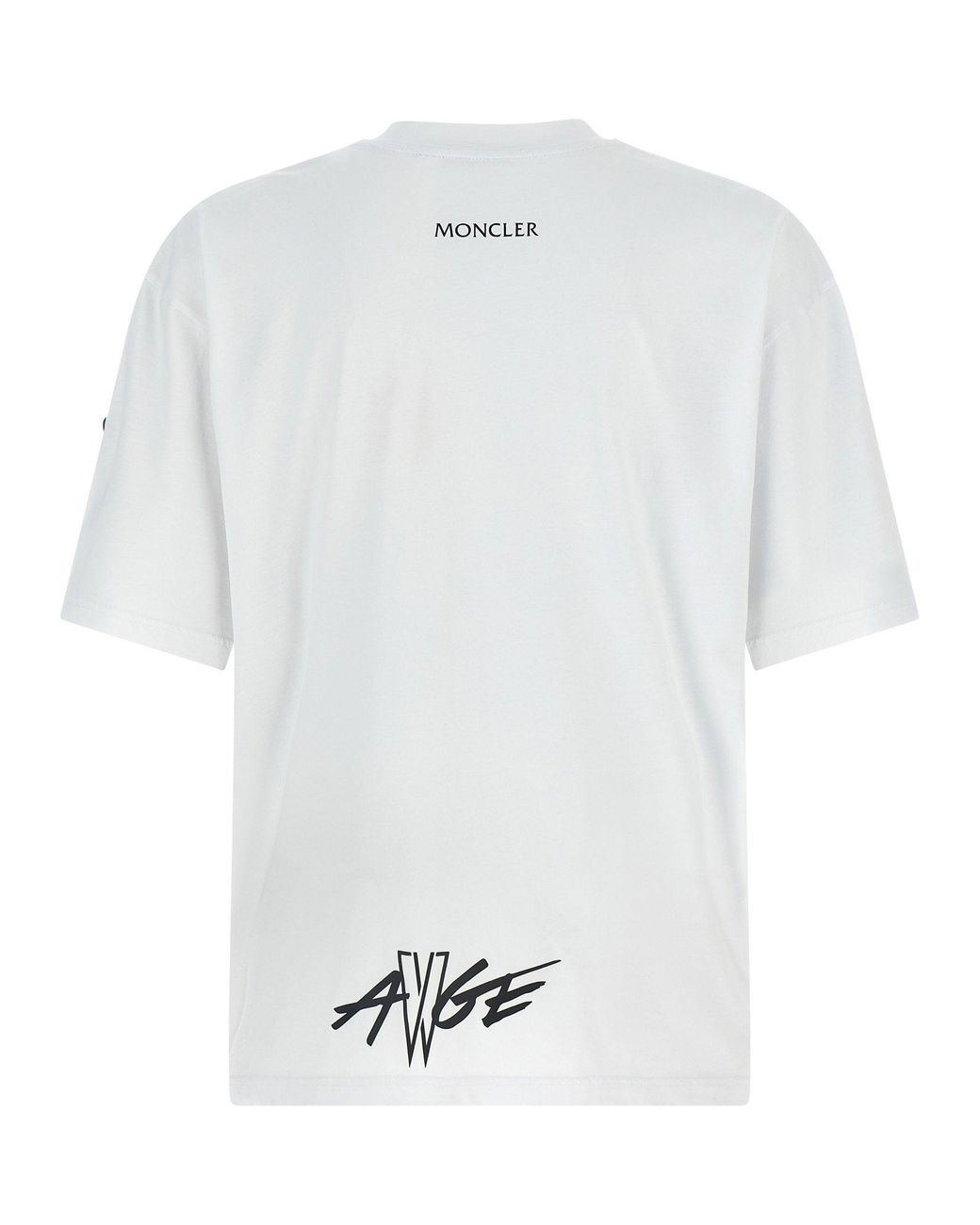 Moncler Genius Black Quilted Print T-Shirt