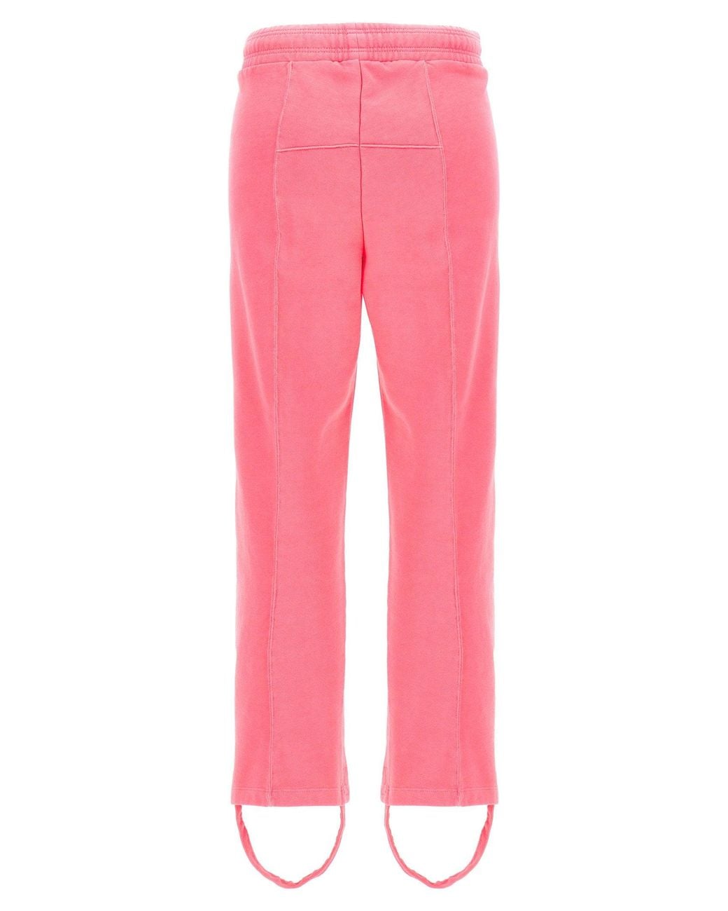 Vetements Pink Logo-Print Cotton Joggers