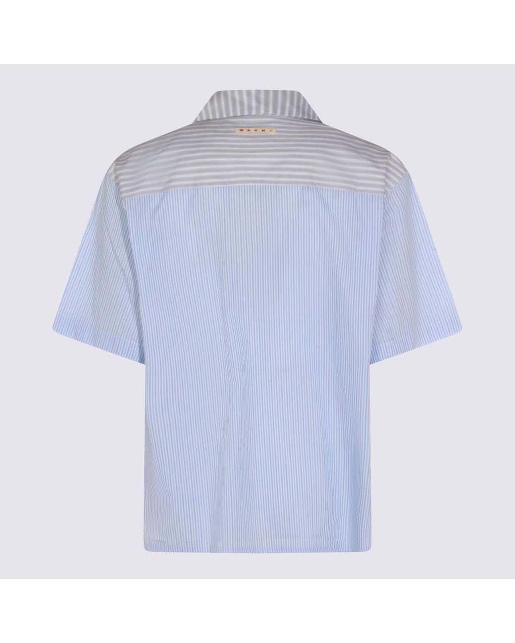 Marni Blue Shirts _Co for men