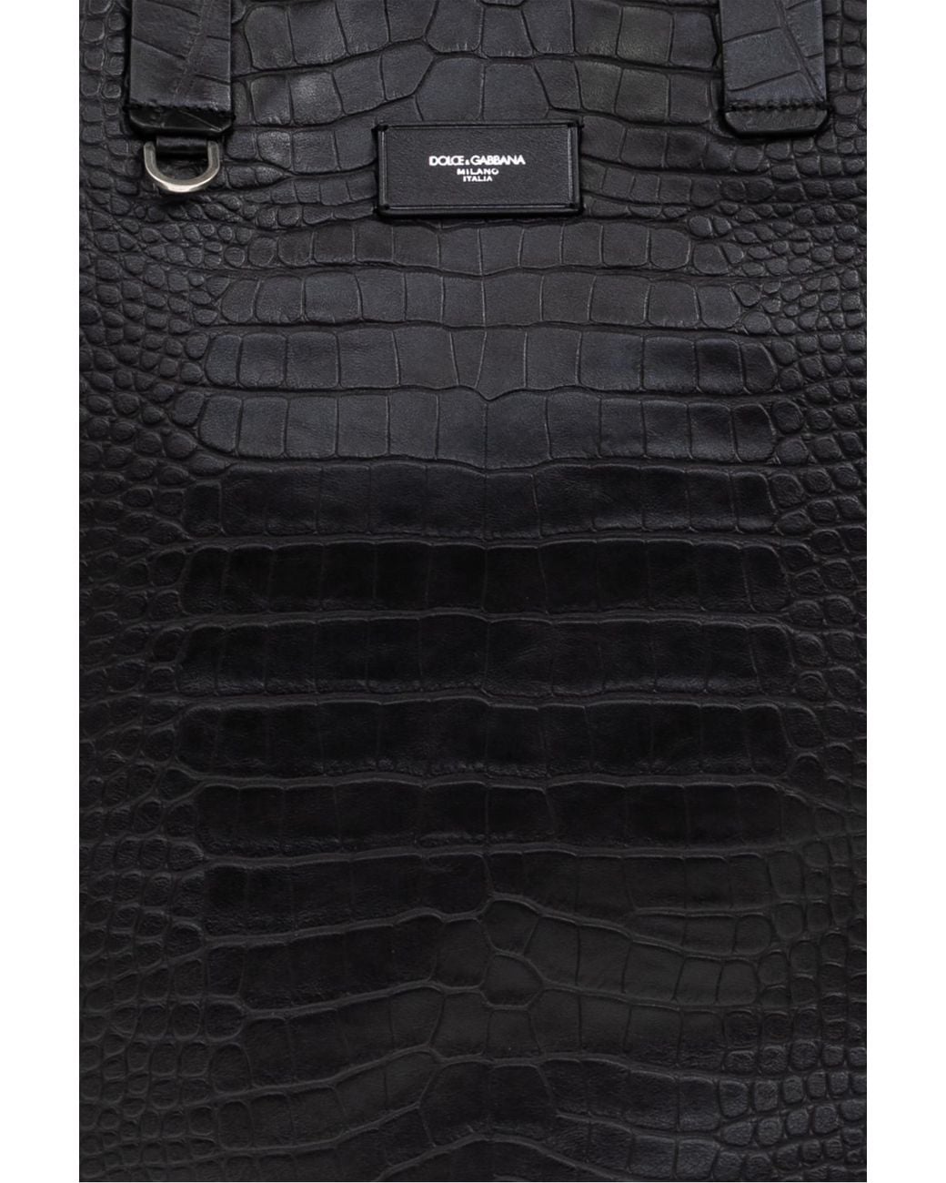 Dolce & Gabbana Black Shopping Bags for men